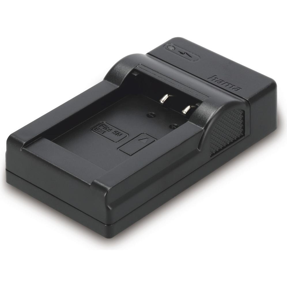 Hama Travel Batterie für Digitalkamera USB (Akku), Kamera Stromversorgung, Schwarz