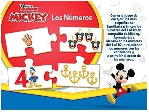 Immagine prodotto Educa 19327 Puzzle 40 pezzi, Disney Mickey Impara i numeri da 3+ anni (40 pezzi)