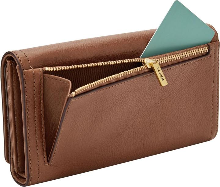 Actual product image Fossil Logan wallet RFID leather 18.5 cm