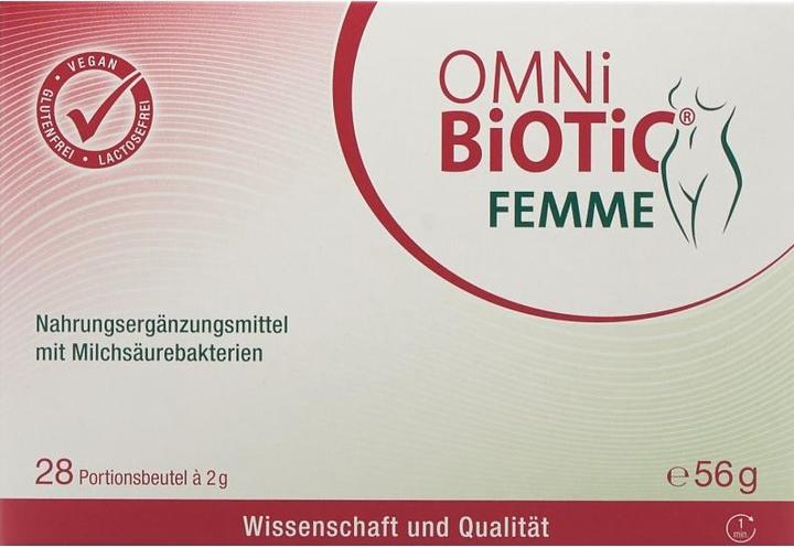 Actual product image Omni Biotic Femme Pulver (28 Piece, Powder, 115 g)