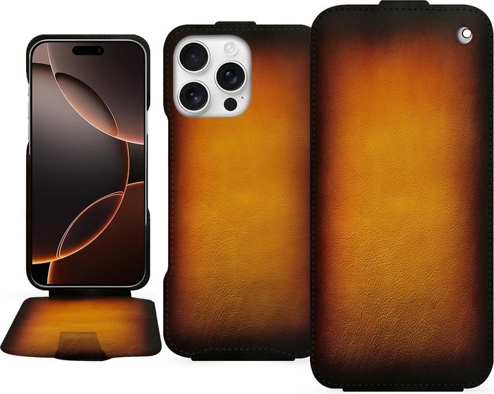Actual product image Noreve Vertical leather shell (Apple iPhone 16 Pro)
