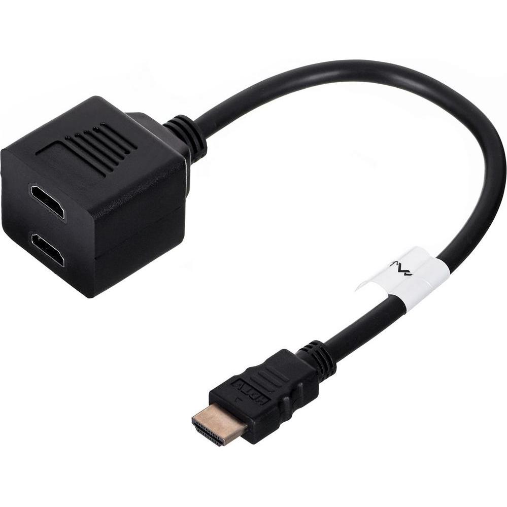Thumbnail - Lanberg AD-0019-BK adapter HDMI-, Switch Box