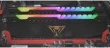 Actual product image Patriot DDR4 PC3600 16GB (2x8) Viper Steel RGB (2 x 8GB, 3600 MHz, DDR4-RAM, DIMM)