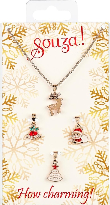 Immagine prodotto Souza Set regalo di Natale, collana + 3 ciondoli (MQ6)