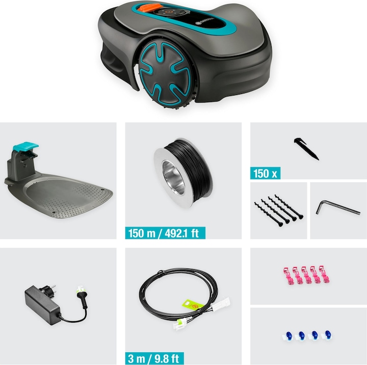 Image du produit Gardena Sileno Minimo (500 m², Câble périphérique)