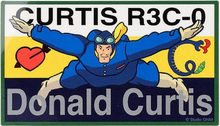 Produktbild Porco Rosso Aufkleber Curtis