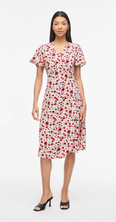 Produktbild Vila VILOVIE Kurzärmeliges Kleid mit V-Ausschnitt (42)