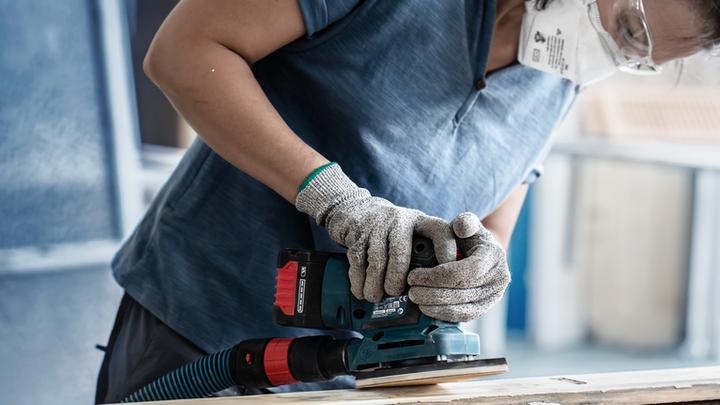 Actual product image Bosch Professional Zubehör Accessories 2608901644 Sanding paper for multi-sander 180 grit (L (180)