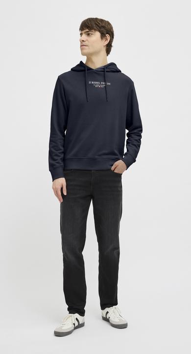 Image du produit Jack & Jones Jrebjeans Rebel Print Sweat Hood Sn (L)
