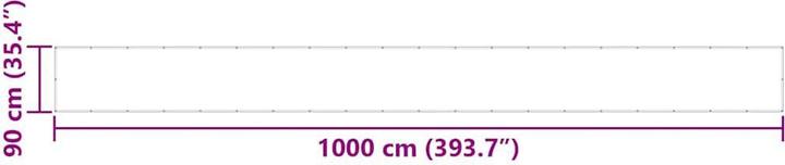 Produktbild vidaXL Balkon Sichtschutz (1000 cm)