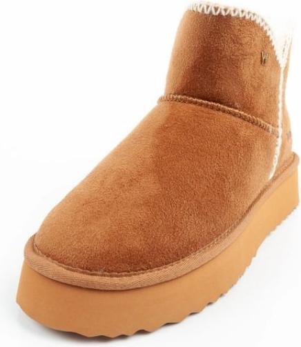 Wrangler Elsa Winterstiefel, Stiefelette, isoliert, braun