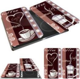 Produktbild Wenko Herdabdeckplatte Universal Mod. Kaffeeduft, 2er Set für alle Herdarten geeignet