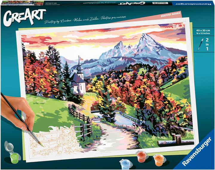 Productafbeelding Ravensburger Schilderen op nummer 20274 - Mooi Beieren - leeftijd 14+