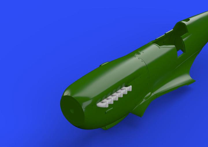 Actual product image Eduard Spitfire exhaust stacks-fishtail f.Eduar