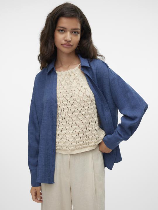 Actual product image Vero Moda Vmmelaney Queeny Ls Shirt Wvn Noos (XL)