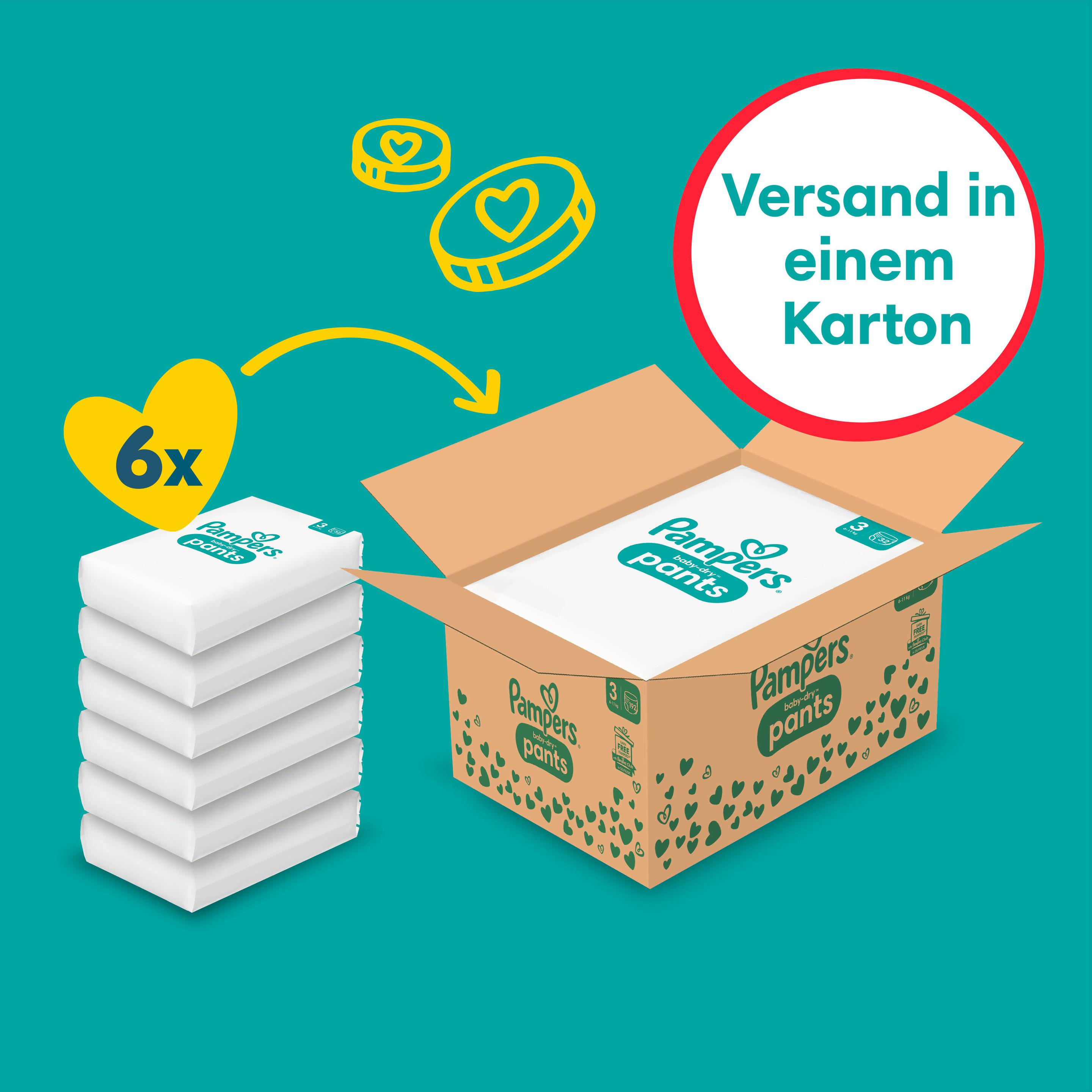 Thumbnail - Pampers Baby-Dry Pants (Gr. 3, Monatsbox, 192 Stück)