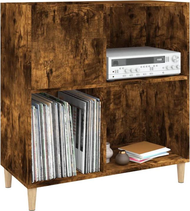 Actual product image vidaXL Plattenschrank Räuchereiche 84,5x38x89 cm Holzwerkstoff