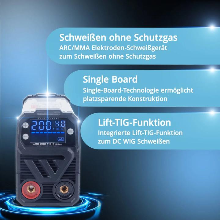 Actual product image Stahlwerk Welding machine ARC 200 MD Digital fully equipped - Inverter 200 Ampere