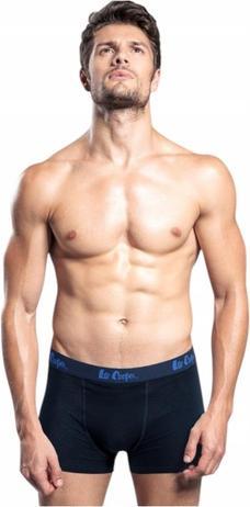 Immagine prodotto Lee Cooper Herren Boxershorts Duobox Schwarz/Marineblau (L)