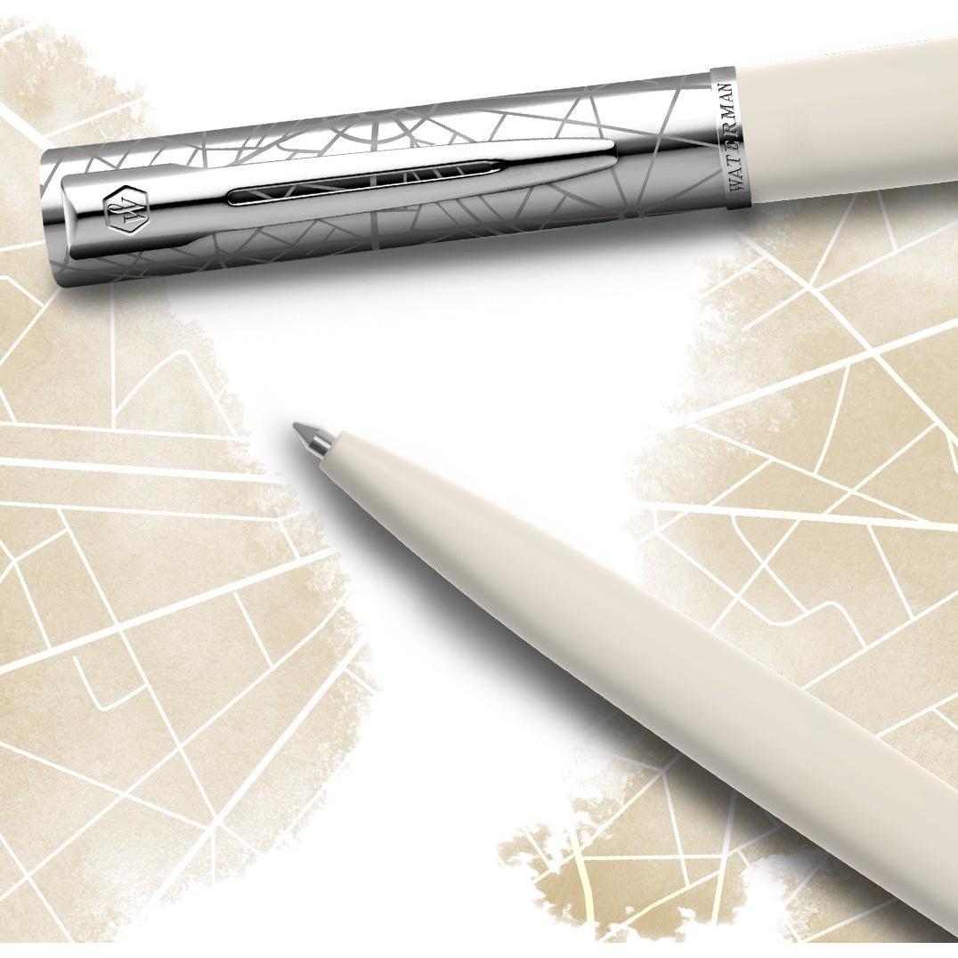 Thumbnail - Waterman, Schreibstifte, Kugelschreiber Allure DeLuxe M Geschenk. (Weiss, 1 x)