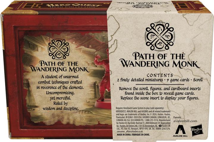 Image du produit Hasbro Miniatures de la HeroQuest Hero Collection Path of the Wandering Monk *Version anglaise*.