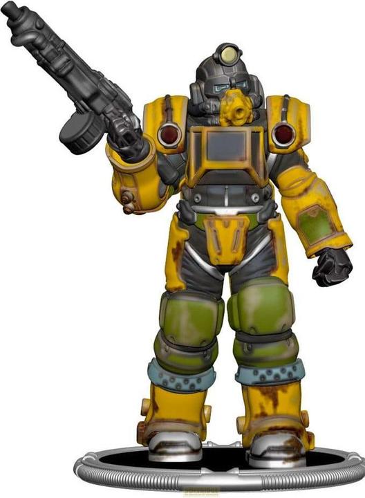 Actual product image Toynk Toys Fallout minifigures 2-pack set A Excavator & Vault Boy (Gun) 7 cm