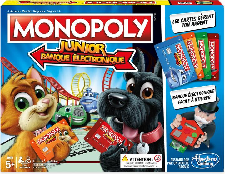 Actual product image Hasbro Monopoly Junior Banque electronique F (French)