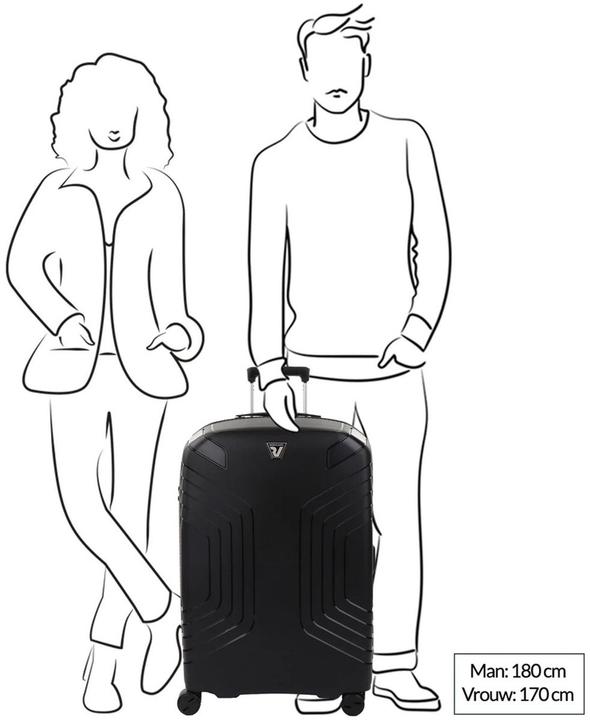 Produktbild Roncato Harde koffer / Trolley / Reiskoffer - Ypsilon - 78 cm - Blauw (120 l)