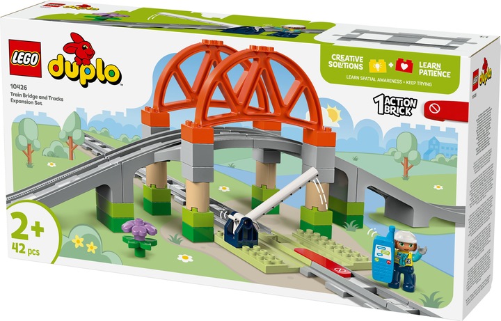 Image du produit LEGO Pont ferroviaire et rails - Kit d'extension (10426)