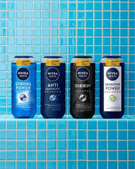 Produktbild NIVEA - Anti-Dandruff Shampoo for Men Power - Volume: 250 ml (Flüssiges Shampoo, 250 ml)