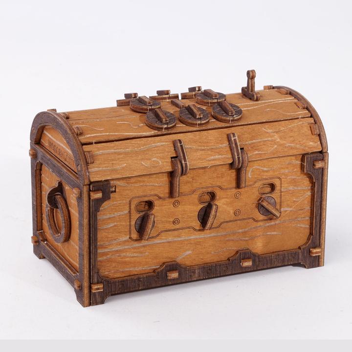 Produktbild WoodenCity Holzmodel 3D Treasure Chest (165 Teile)
