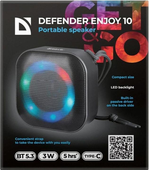 Actual product image Defender ENJOY 10 3W Bluetooth speaker (5 h)