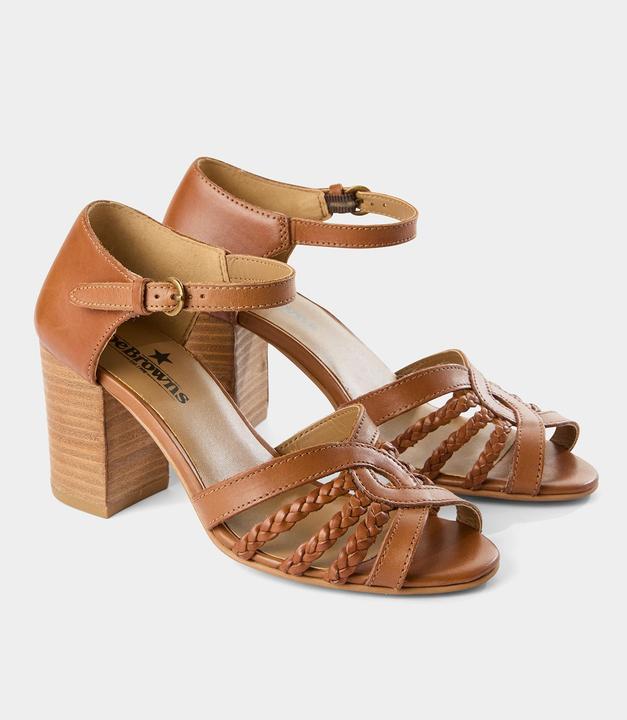 Produktbild Joe Browns Leather Ankle Strap Open Toe Shoes (41)