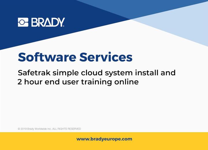 Actual product image Brady Safetrak simple cloud system