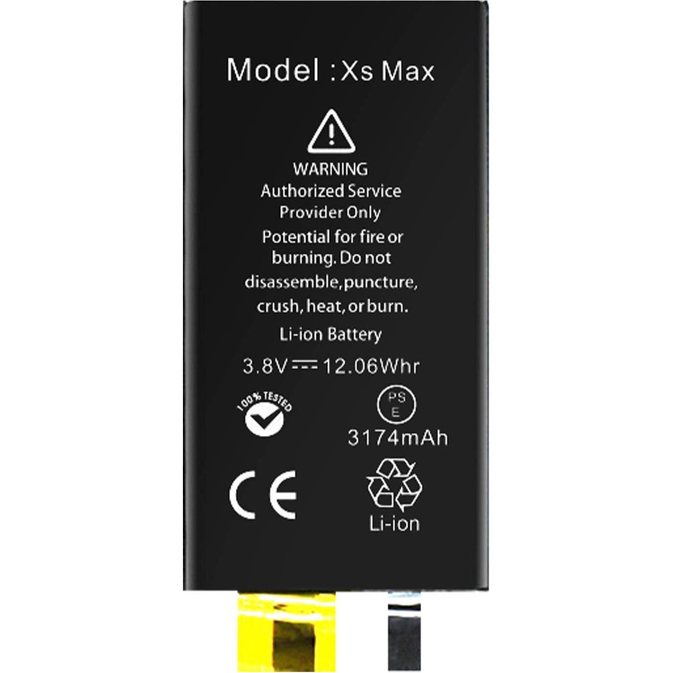 Clappio 3174mAh Ersatzakku ohne BMS, Smartphone Akku