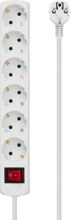 Produktbild MicroConnect Verlängerungsschnur (6 x, CEE 7/7, 5 m)