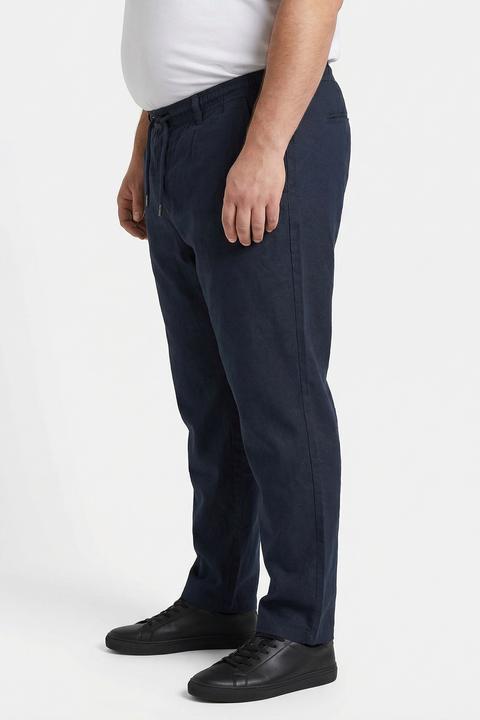 Produktbild Men+ Leinenmix-Hose, Relaxed Fit, Elastikbund (L)