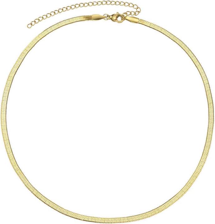 Produktbild Bijouteria Halskette (Edelstahl, PVD Beschichtung (goldfarbig), 37 cm)