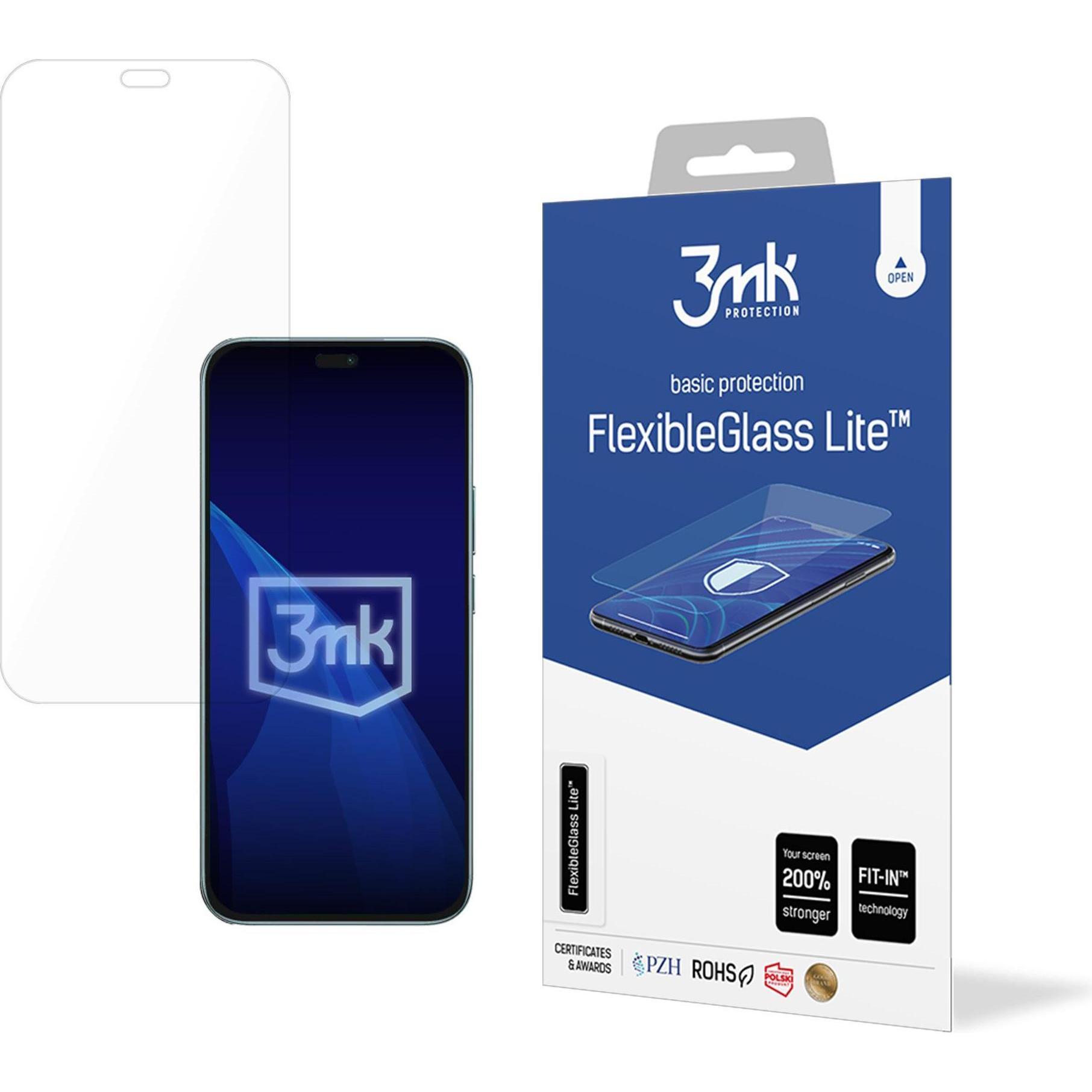 3MK Honor X8c - FlexibleGlass Lite (1 pz., Honor X8), Pellicola protettiva smartphone, Trasparente