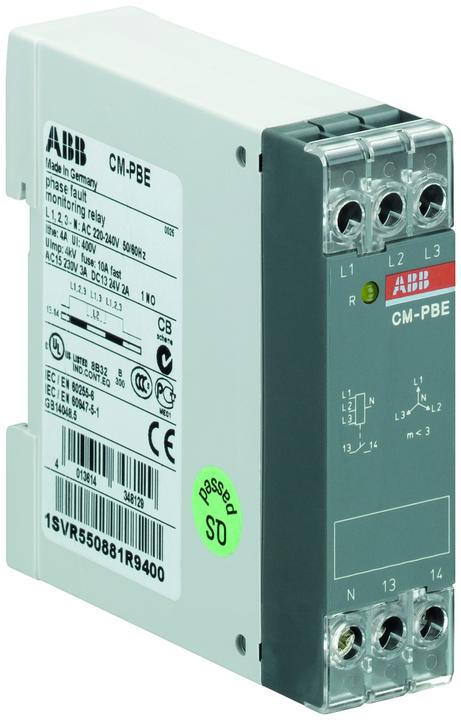 Actual product image ABB Phase monitor PBE,neutral wire