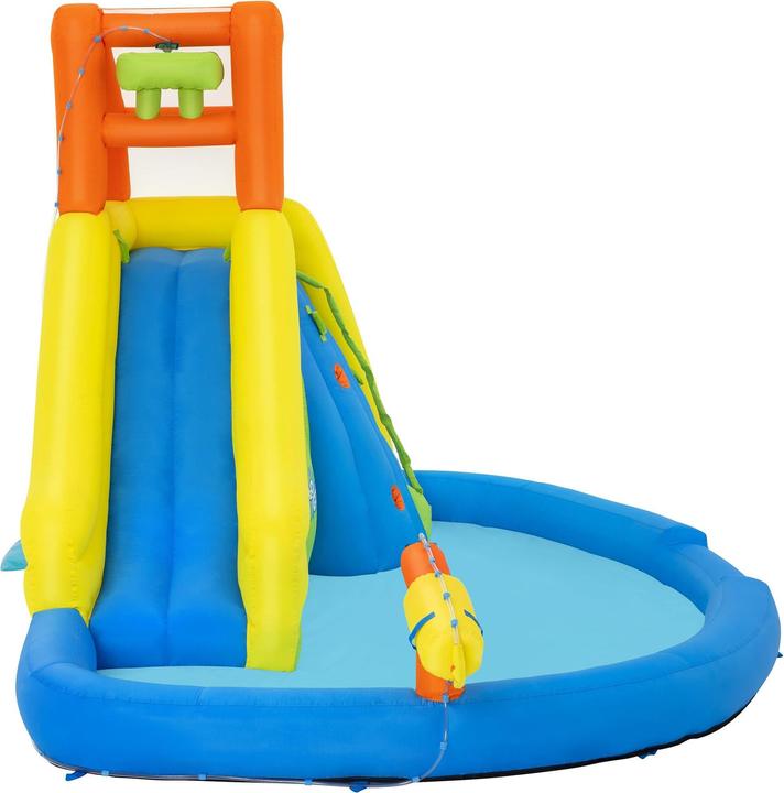 Produktbild Bestway Inflatable Water Park Pool 435x286x267cm + 5 Years Garden 53478
