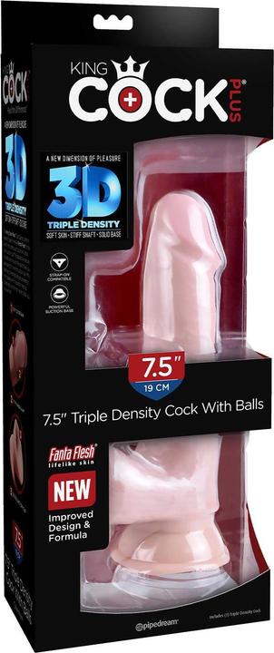 Produktbild Pipedream King Cock Triple Density wBalls 7.5"