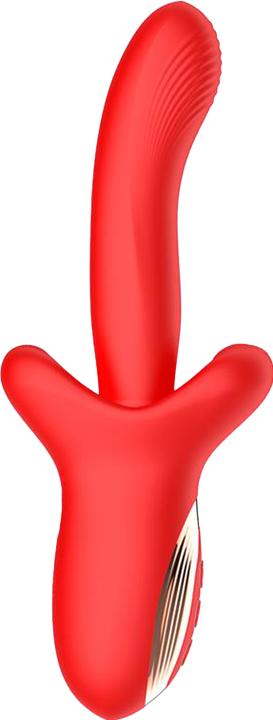 Actual product image IntoYou Vyron - Stoss- und Beissvibrator - Rot