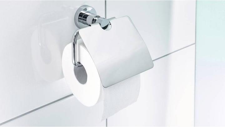 Actual product image tesa Support papier LOXX WC avec Couvercle chromé
