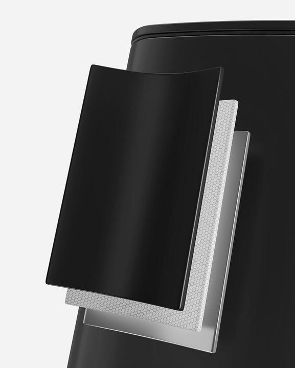 Immagine prodotto Songmics Abfalleimer 20 l, Schwarz, Anzahl Behälter: 1, Detailfarbe (20 l)