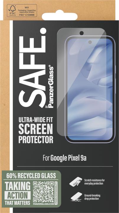 Actual product image Safe Ultra-Wide Fit (1 Piece, Google Pixel 9a)