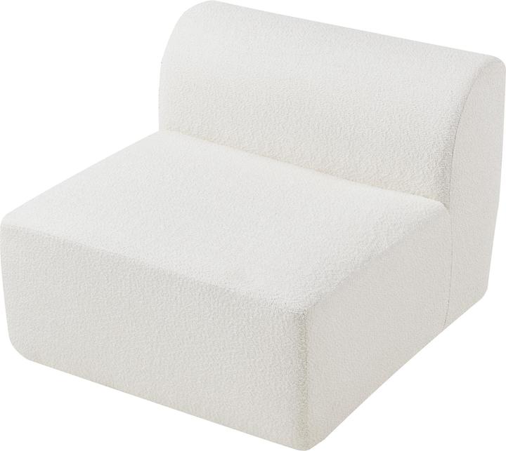 Produktbild En.Casa Sofa-Modul Hurvas Mittelelement Bouclé Cremeweiss