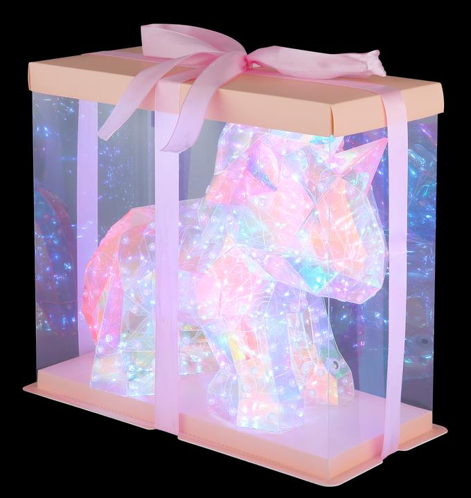 Produktbild Globo Brondar LED Tischleuchte 4W Klar Kristall Effekt 26cm 28088N