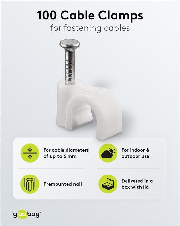 Produktbild Goobay Kabelschelle