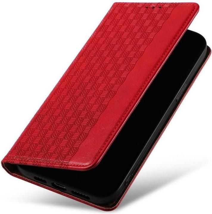 Produktbild Hurtel Magnet Strap Case für Samsung Galaxy S23+ Flip Wallet Mini Lanyard Stand rot (Samsung Galaxy S23+)